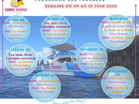 Programme des Plongées (Espace Plongée)