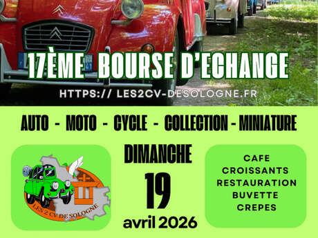 17e bourse d’échanges 2 CV