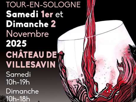 Salon des vins au Château de Villesavin