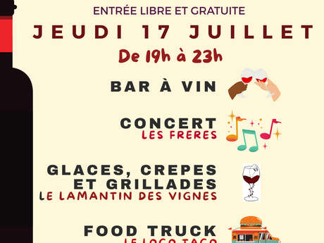 Apéro concert au Domaine des Pierrettes