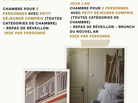 Réveillonnez à l'Hôtel Tante Arlette **