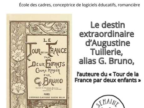 Conférence : Le destin extraordinaire d'Augustine Tuillerie