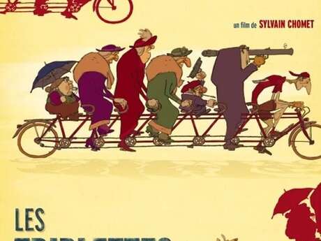 Projection Les triplettes de Belleville et vélo noctambule