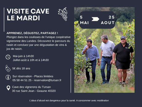 Visite cave le mardi