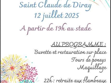 Fête Nationale 14 juillet - St Claude de Diray