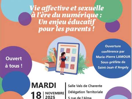 Conférence-débat « Vie affective et sexuelle des adolescents à l’ère du numérique : un enjeu éducatif pour les parents