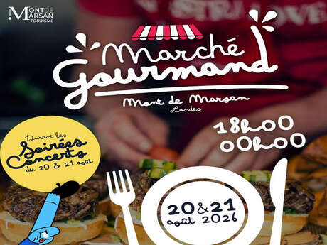Marché gourmand de la soirée concert