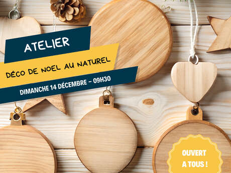 Atelier décoration de Noël au naturel