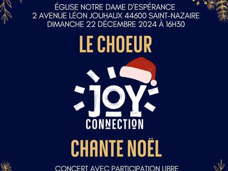 Le chœur Joy Connection chante Noël