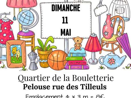 Vide-greniers de la maison de quartier Bouletterie