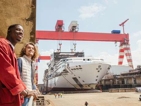 Chantiers de l'Atlantique, visite guidée