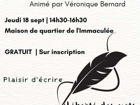 Atelier d'écriture
