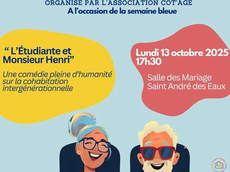 « L'étudiante et Monsieur Henri » en présence de l'association Côt'âge