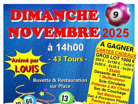 Loto du Snos Gymnastique animé par Louis