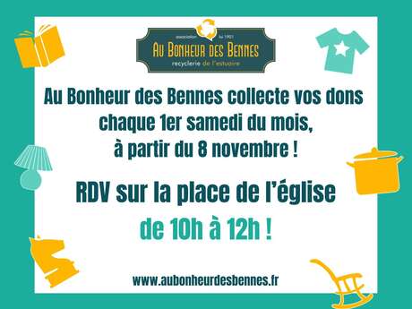 Collecte Au Bonheur des bennes à Saint-Malo-de-Guersac