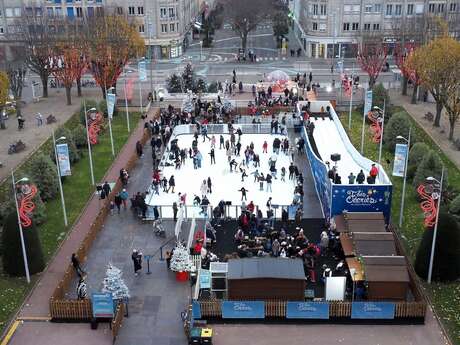 Patinoire et pistes de luge