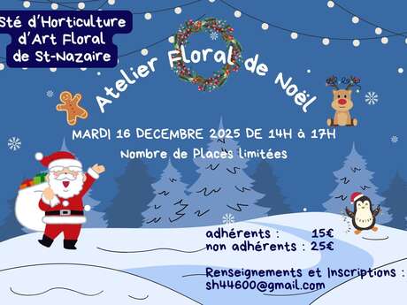 Réaliser une composition florale pour Noël