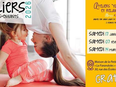 Atelier parents + enfants 18 mois 4 ans