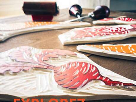 Explore la magie de la linogravure