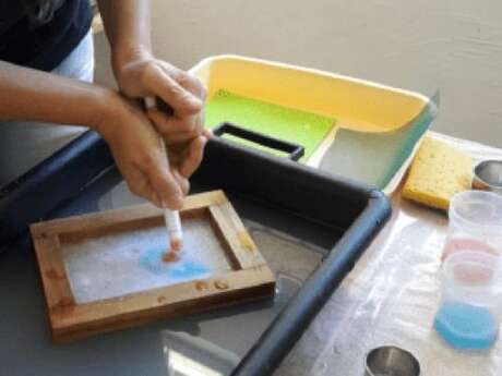 Atelier fabrication de papier