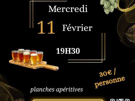 Dégustation de bières - Brasserie mise à l'honneur