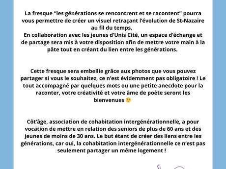 La fresque intergénérationnelle