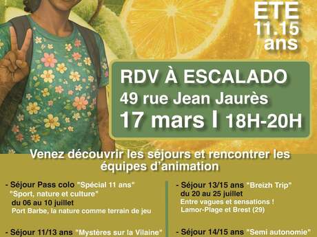 Forum des séjours été 2026 : Escalado 11/15 ans