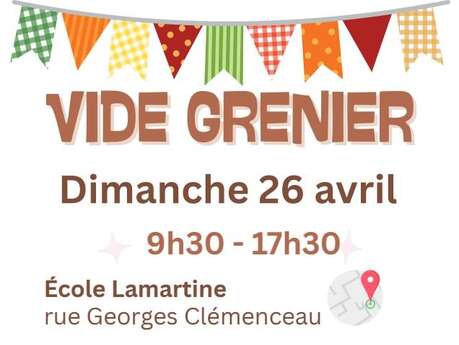 Vide-greniers à l'école Lamartine