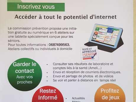 Atelier d’initiation au numérique Atelier d’initiation au numérique
