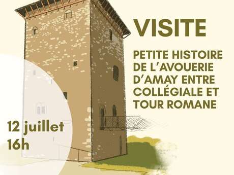 Balades guidées/conférences : Petite histoire de l’avouerie d’Amay entre Collégiale et Tour romane