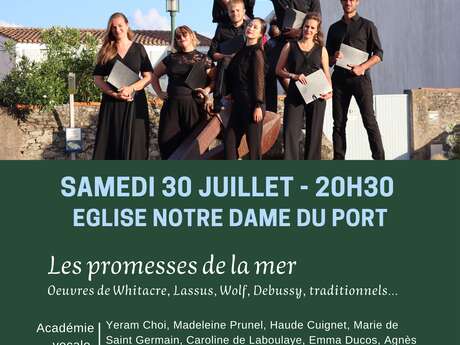 Concert de l'Académie vocale : Les Promesses de la mer