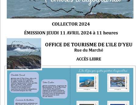 Yeu Philatélie : lancement du carnet de timbres Prestige 2024