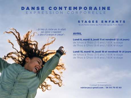 Stage de danse contemporaine pour enfants