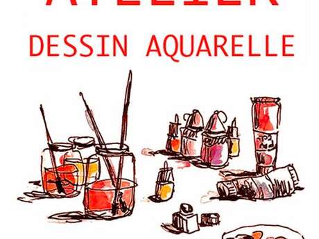 Ateliers : dessin et aquarelle avec Héloïse Guyard