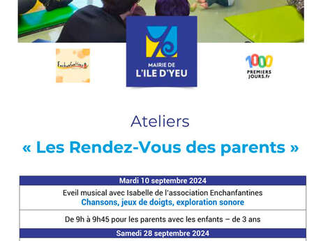 &quot;Les rendez-vous des parents&quot; : éveil musical au Point Info Famille