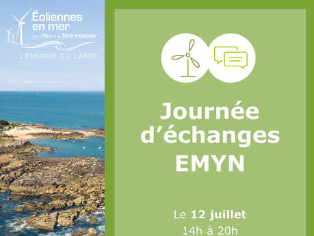 Parc éolien en mer au large des Îles d’Yeu et de Noirmoutier - Journée d’échanges et stands d’information