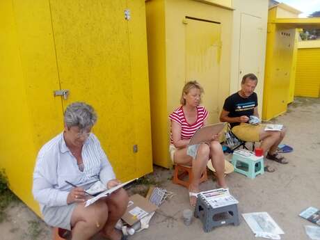 Cours d'aquarelle en plein air