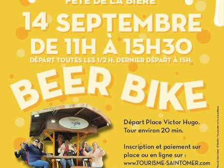 FÊTE DE LA BIÈRE | Animation Beer Bike en centre-ville de Saint-Omer