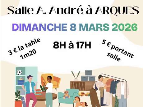 Brocante à Arques