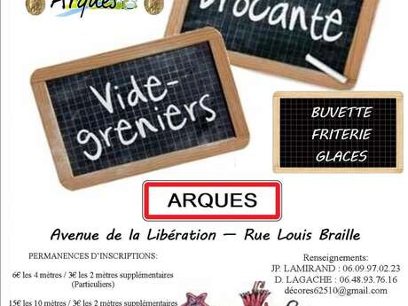 Brocante à Arques