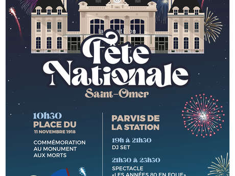 FÊTE NATIONALE | Commémorations et bal du 14 juillet à Saint-Omer