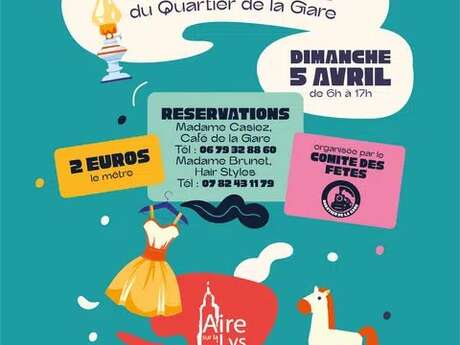 Brocante du quartier de la Gare d'Aire-sur-la-Lys