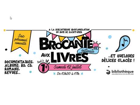 Brocante aux livres à Saint-Omer