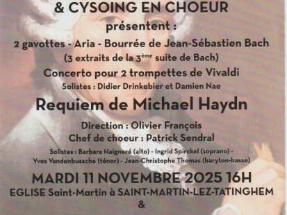 Requiem de Michael Haydn par "Les Baladins" et "Cysoing en Choeur"