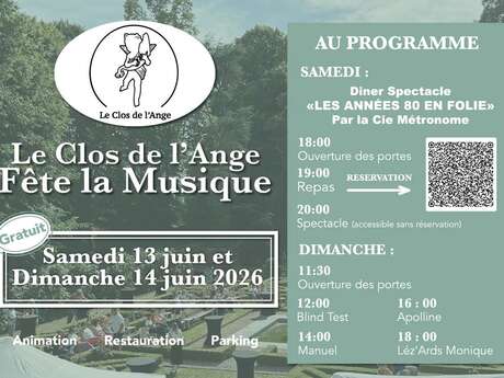 ÉVÉNEMENT | Le Clos de l'Ange fête la musique