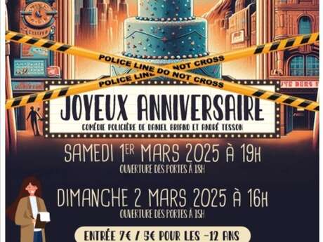 THÉÂTRE | "Joyeux anniversaire" par la troupe "les 3Z"