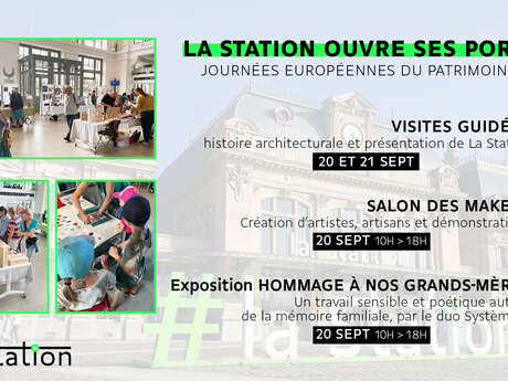 JOURNÉES DU PATRIMOINE | Visite libre du "Salon des makers" à La Station