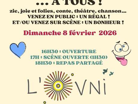 CONCERT | "Scène ouverte" à la yourte l'OVNI