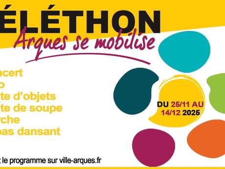 Arques se mobilise pour le Téléthon