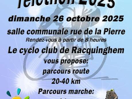 ANIMATION | Journée Parcours vélo et marche Téléthon 2025